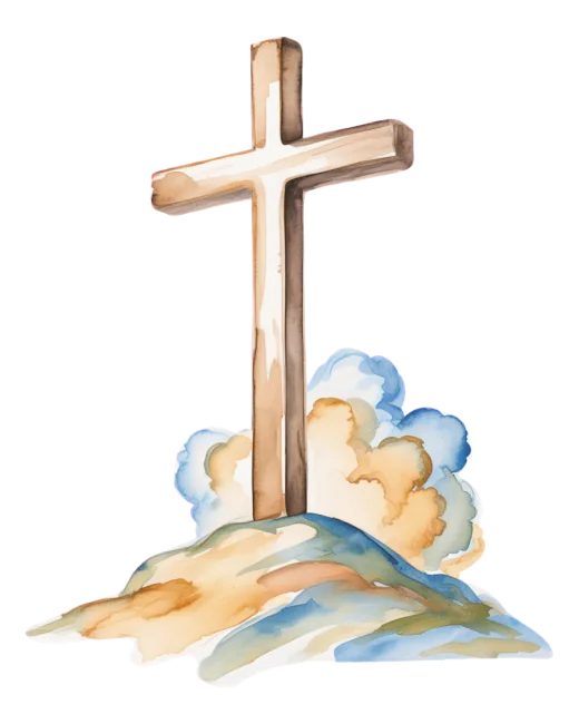 Soft devotional artwork representing Protestant prayer